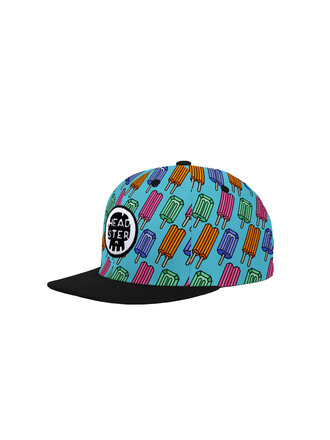 HEADSTER KIDS Casquette Snapback Pop Neon Bleu