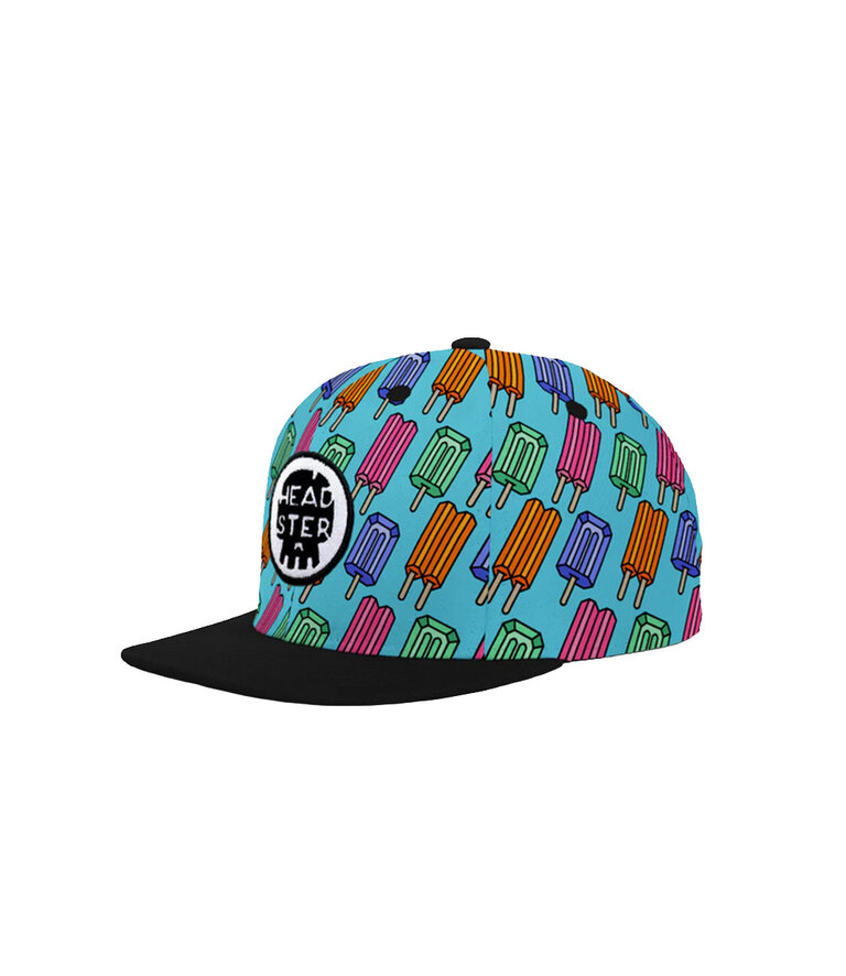 HEADSTER KIDS Snapback Pop Neon Blue