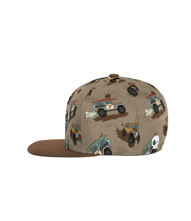 HEADSTER KIDS Casquette Snapback All Terrain Fun  Beige sable