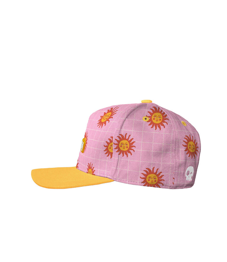 HEADSTER KIDS Horizon Sun Curved Brim Snapback Smart Pink