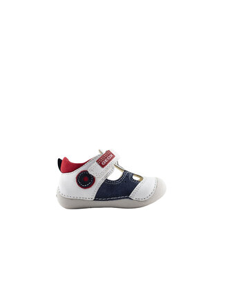 GEOX Tutim Sandale Blanc / Marine