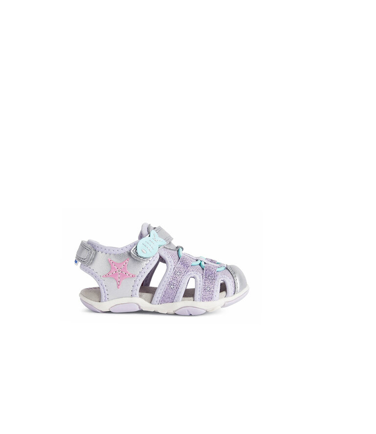 GEOX AGASIM SILVER / LILAC