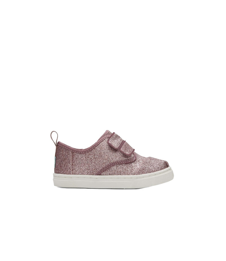 TOMS Tiny-Cordones Cupsole Glitter Rose