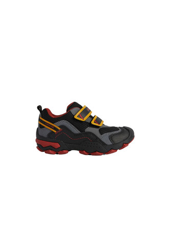GEOX J BULLER BLACK/YELLOW