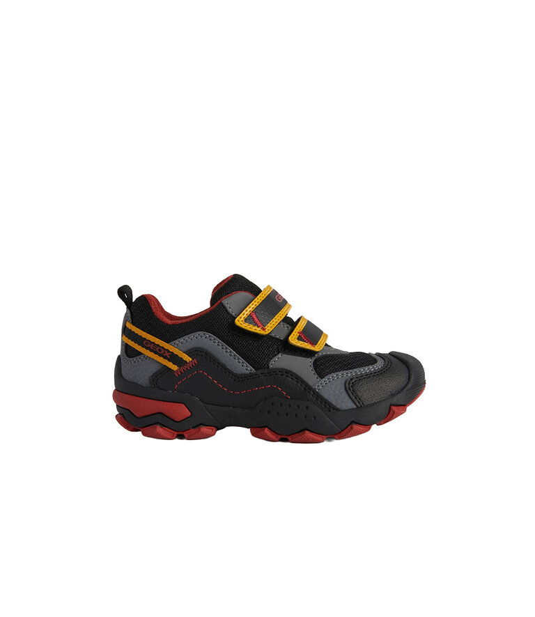 GEOX J BULLER BLACK/YELLOW