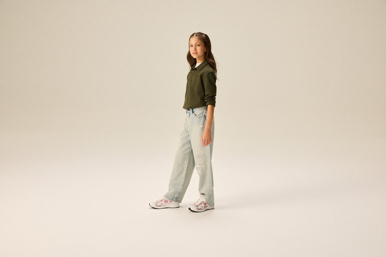 NEW BALANCE Junior - 408 Lace Blanc / Rose
