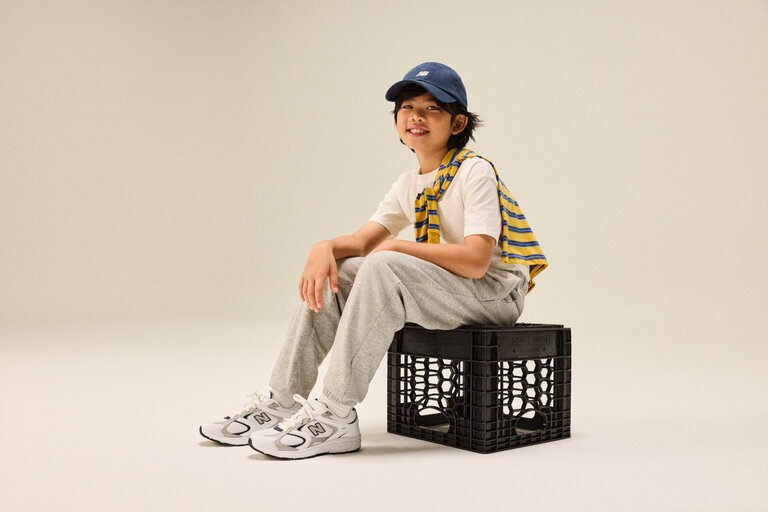 NEW BALANCE Junior - 408 Lace White / Blue