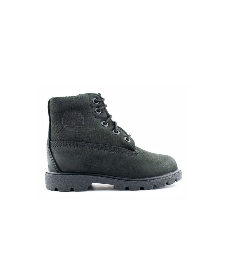 TIMBERLAND KID'S- CLASSIC 6"BOOT BLACK NUBUCK