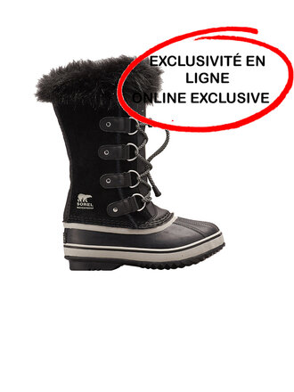 SOREL Youth Joan of Arctic Black