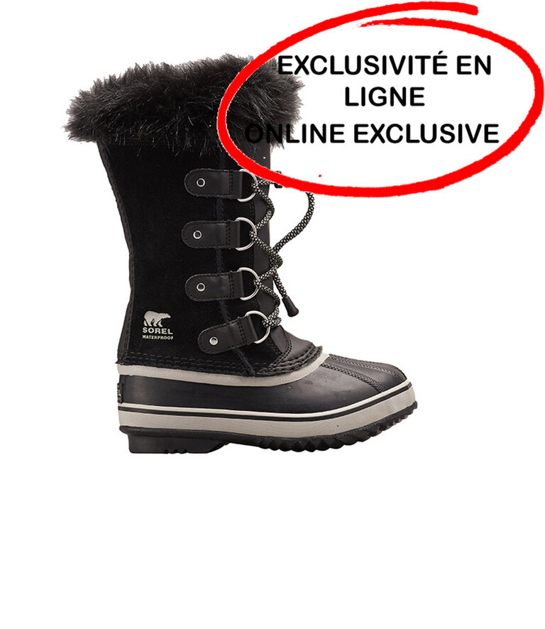 SOREL  Youth Joan of Arctic Black