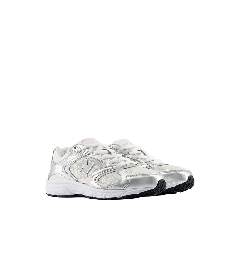 NEW BALANCE Junior- 408 Lace  Argent Pâle Métallique / Rose