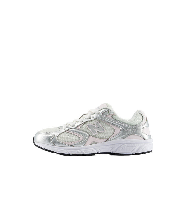 NEW BALANCE Junior- 408 Lace Pale Mettallic  Silver / Pink