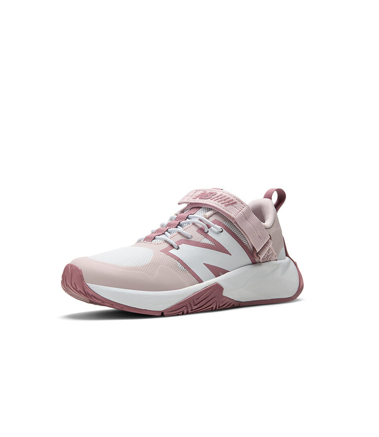 NEW BALANCE Kid's - FuelCell Play Bungee Lace White / Stone pink