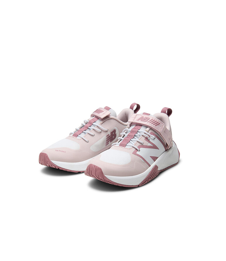 NEW BALANCE Kid's - FuelCell Play Bungee Lace White / Stone pink