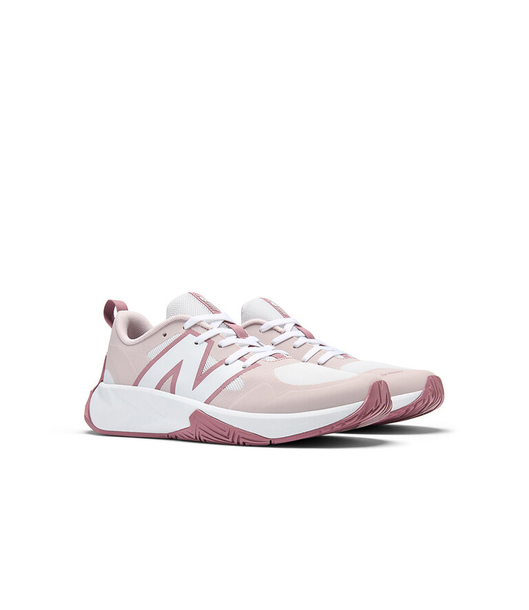 NEW BALANCE Junior-  FuelCell Play Bungee Lace White / Stone pink
