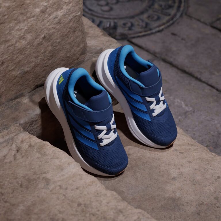 ADIDAS Enfants- Runfalcon 6 Bleu Foncé / Royal / Citron