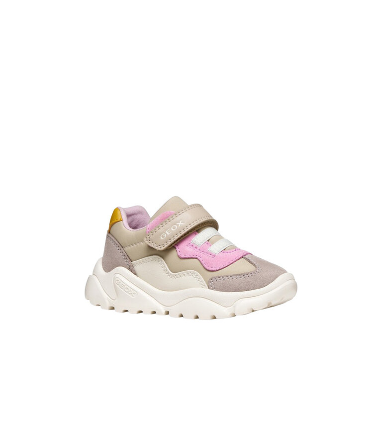 GEOX Bébés - Ciufciuf Beige / Rose Foncé