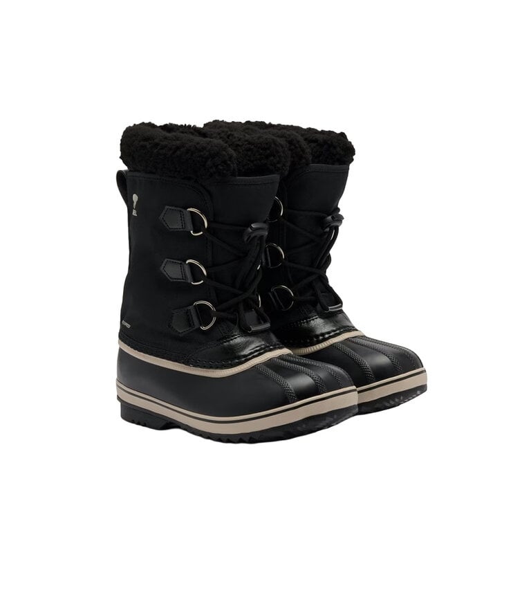 SOREL Enfants Yoot PAC Nylon Botte d'hiver Noir / Noir