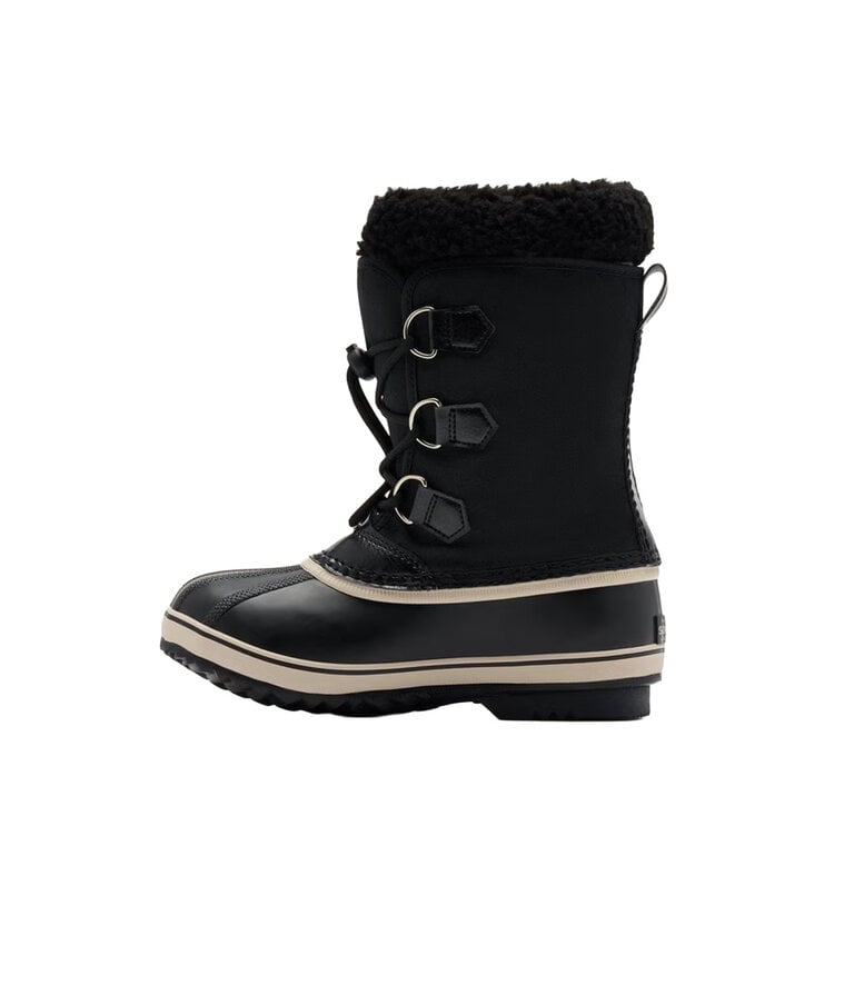 SOREL Enfants Yoot PAC Nylon Botte d'hiver Noir / Noir