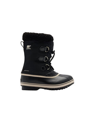 SOREL Enfants Yoot PAC Nylon Botte d'hiver Noir / Noir