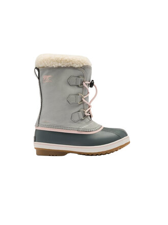 SOREL Kids Yoot PAC Nylon Winter Boot Dove / Gum 2