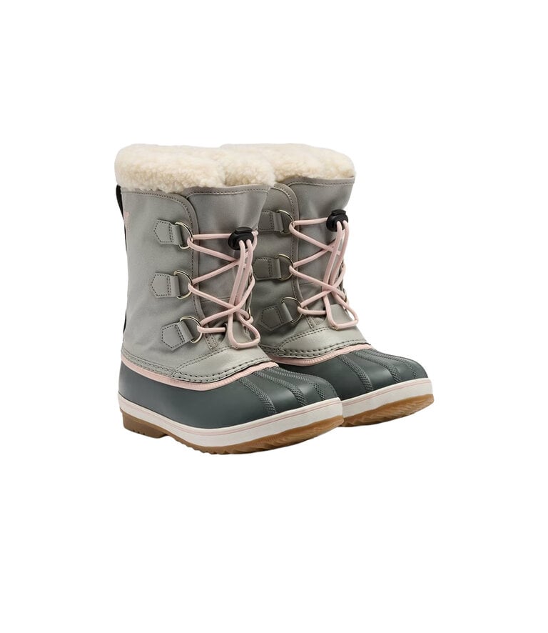 SOREL Kids Yoot PAC Nylon Winter Boot Dove / Gum 2