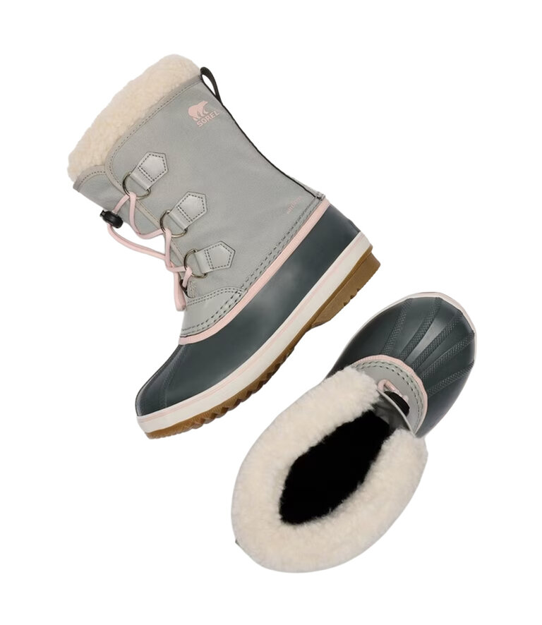 SOREL Enfants Yoot PAC Nylon Botte d'hiver  Colombe / Gum 2