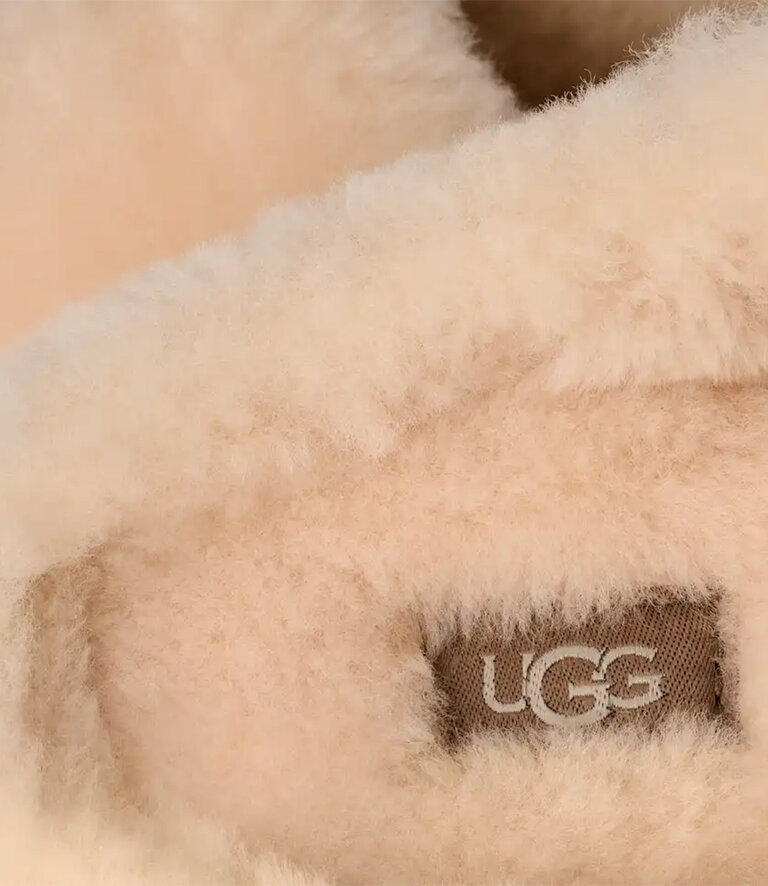 UGG Women's Elea Fluffed Slip-On Natural