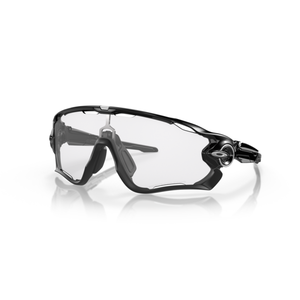 Oakley Jawbreaker Polished Black Clear to Black Iridium Photochromic