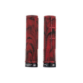 DeathGrip Flangeless Thin Marble Red Grips