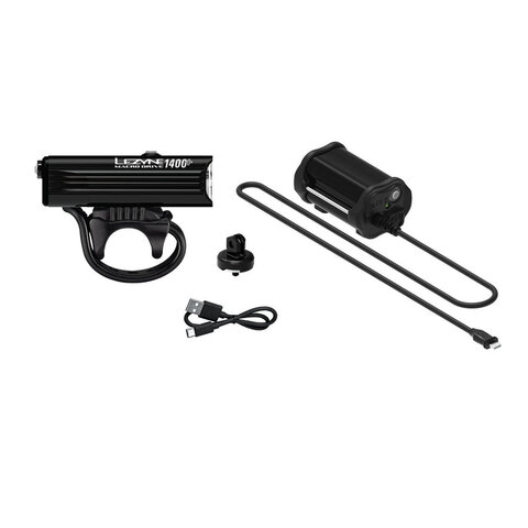 Lezyne, Macro Drive 1400, Light, Front, Black - Davelo