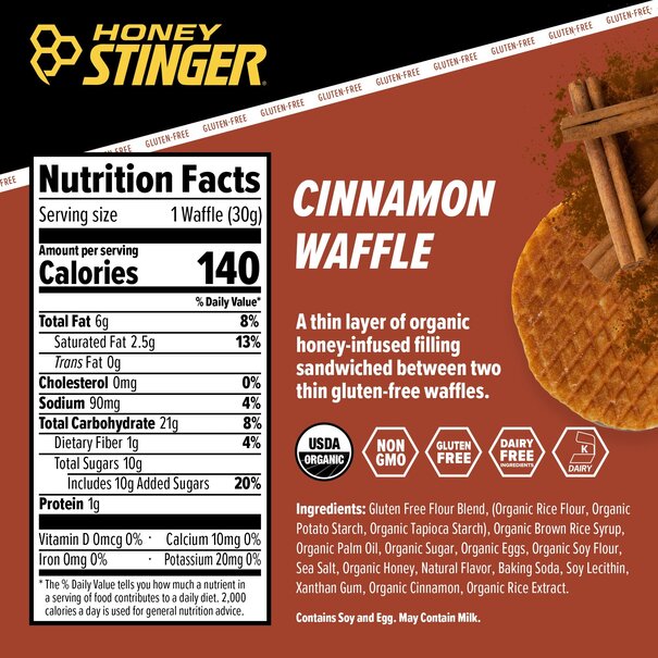 Honey Stinger Energy Waffle Gluten Free