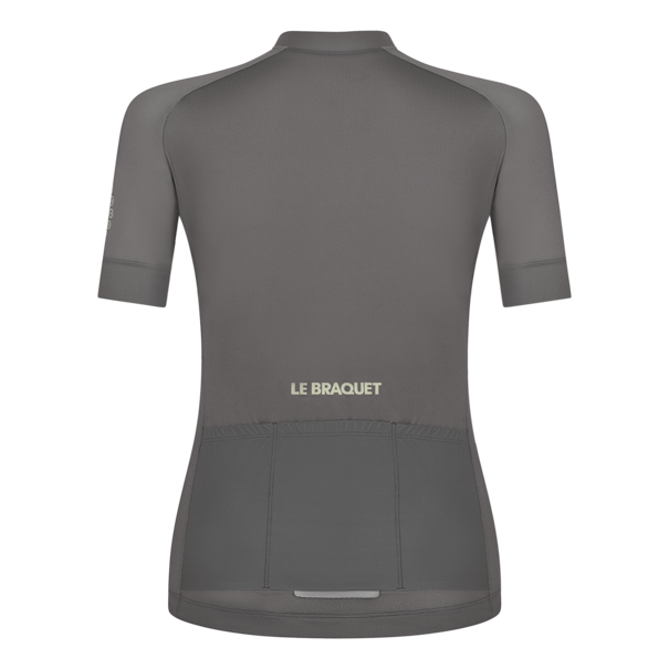 Le Braquet TEMPO Maillot A Manches Courtes Pour Femmes - Charbon