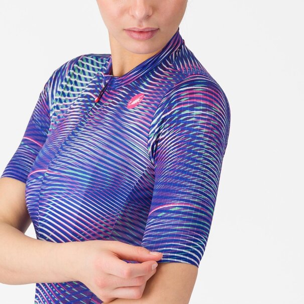 Castelli Maillot à Manches Courtes Cosmic Vortex Pour Femmes