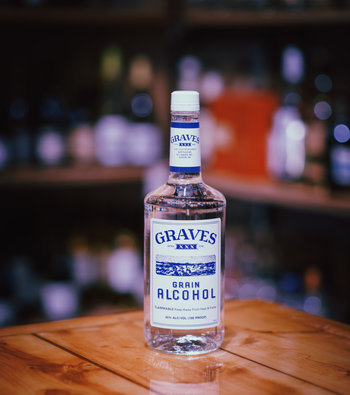 Graves, Grain Alcohol 190 Proof lit