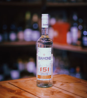 Diamond Reserve, Overproof Rum 151 Proof 750ml