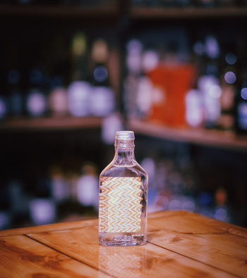 Mezcal Derrumbes, Durango Joven Mezcal 100% de Agave (Orange Label) 200ml
