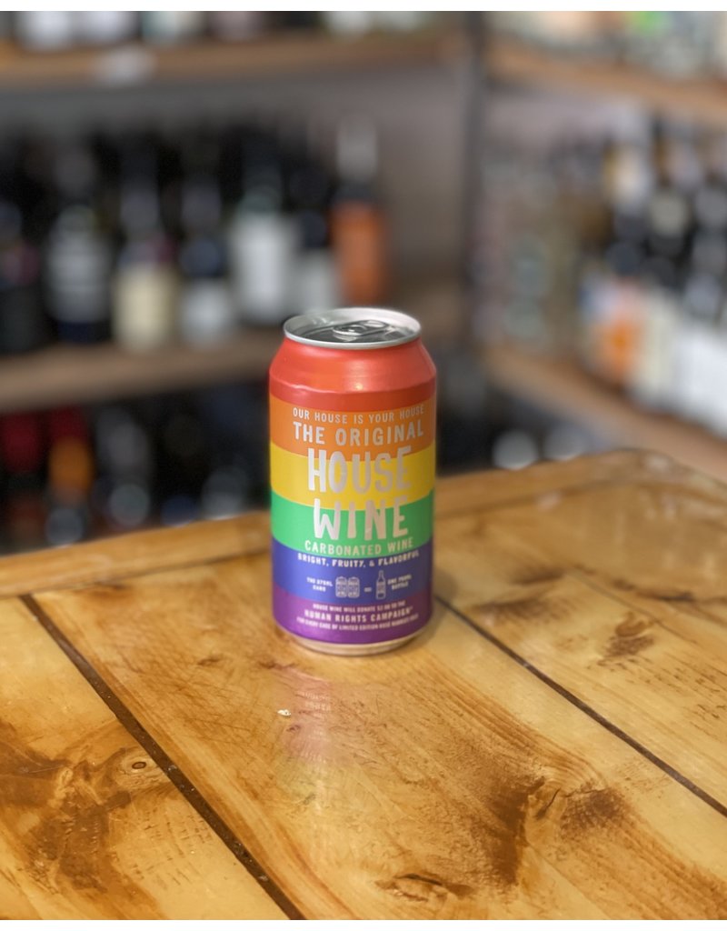 House Wine Rose with Bubbles Can (Pink/Rainbow)