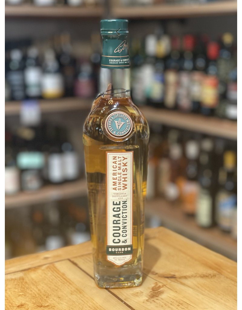 Virginia Distillery Company, Courage & Conviction Single Malt Whisky Bourbon Cask Whiskey