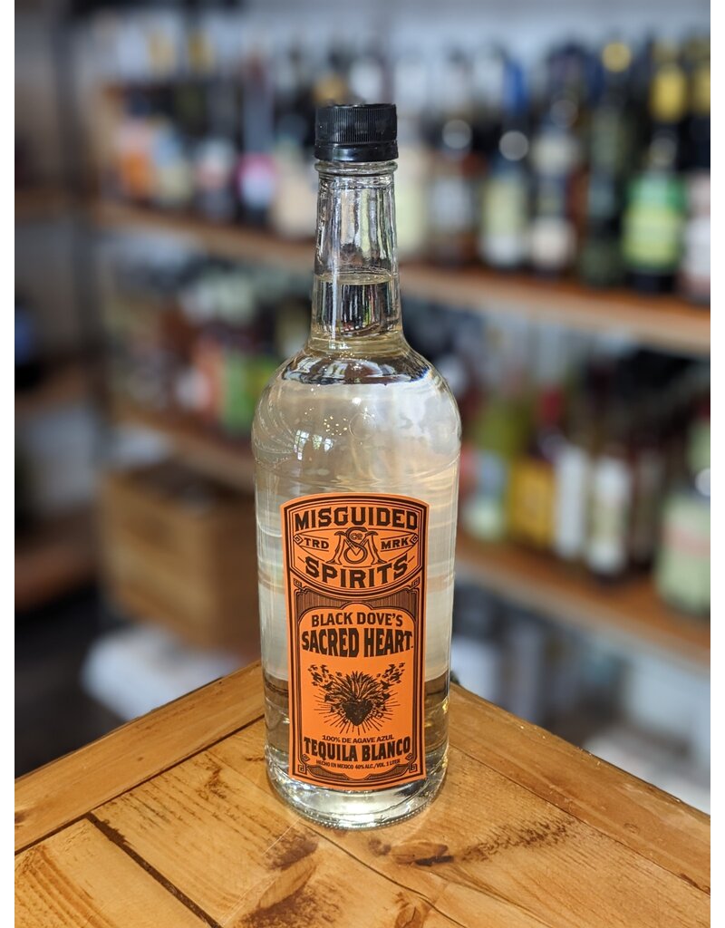 Misguided Spirits Black Dove's Sacred Heart Blanco Tequila 1L
