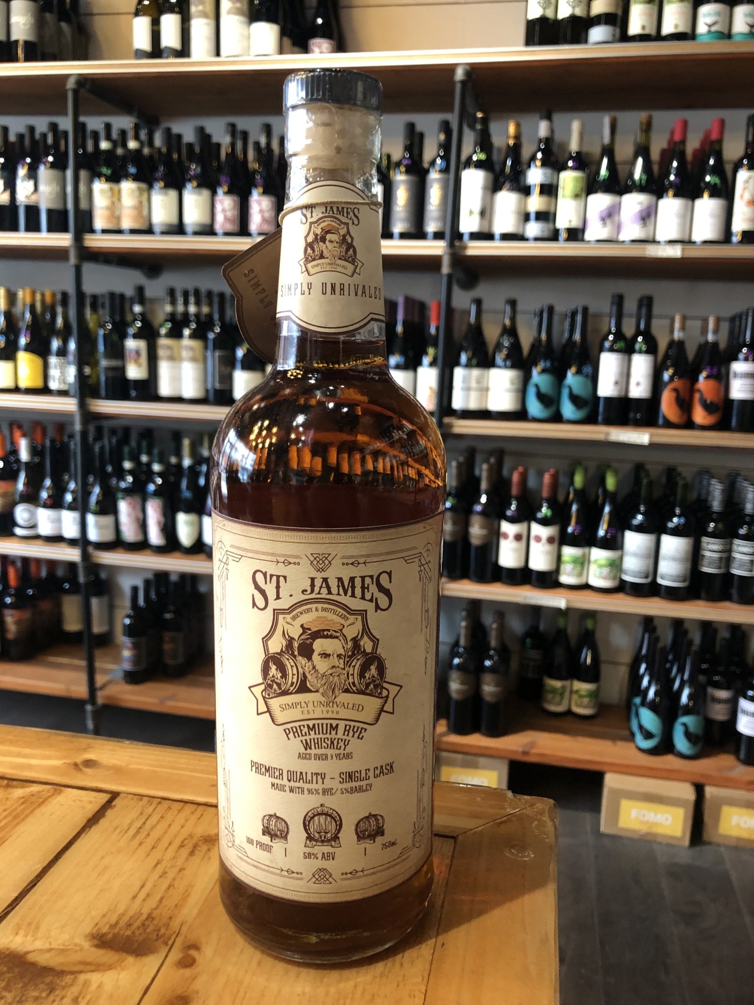St. James Brewery & Distillery - 'Premium' Rye Whiskey - Franklin