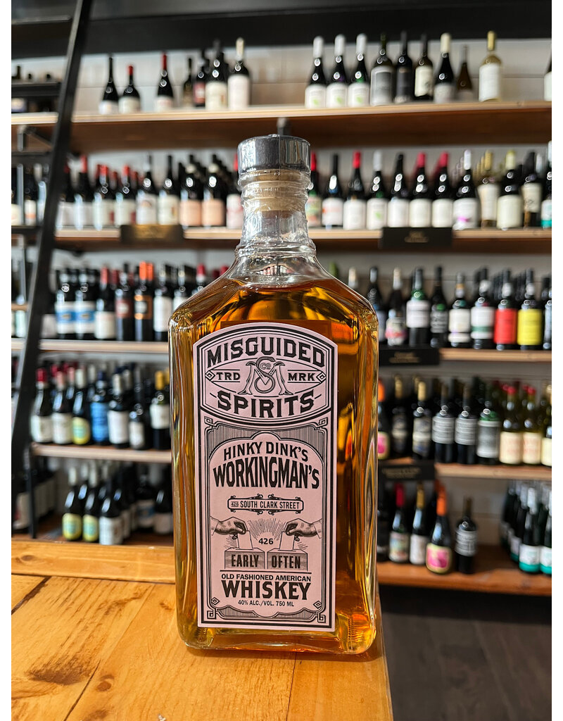 Misguided Spirits Hinky Dinks Workingman Whisky 750ml