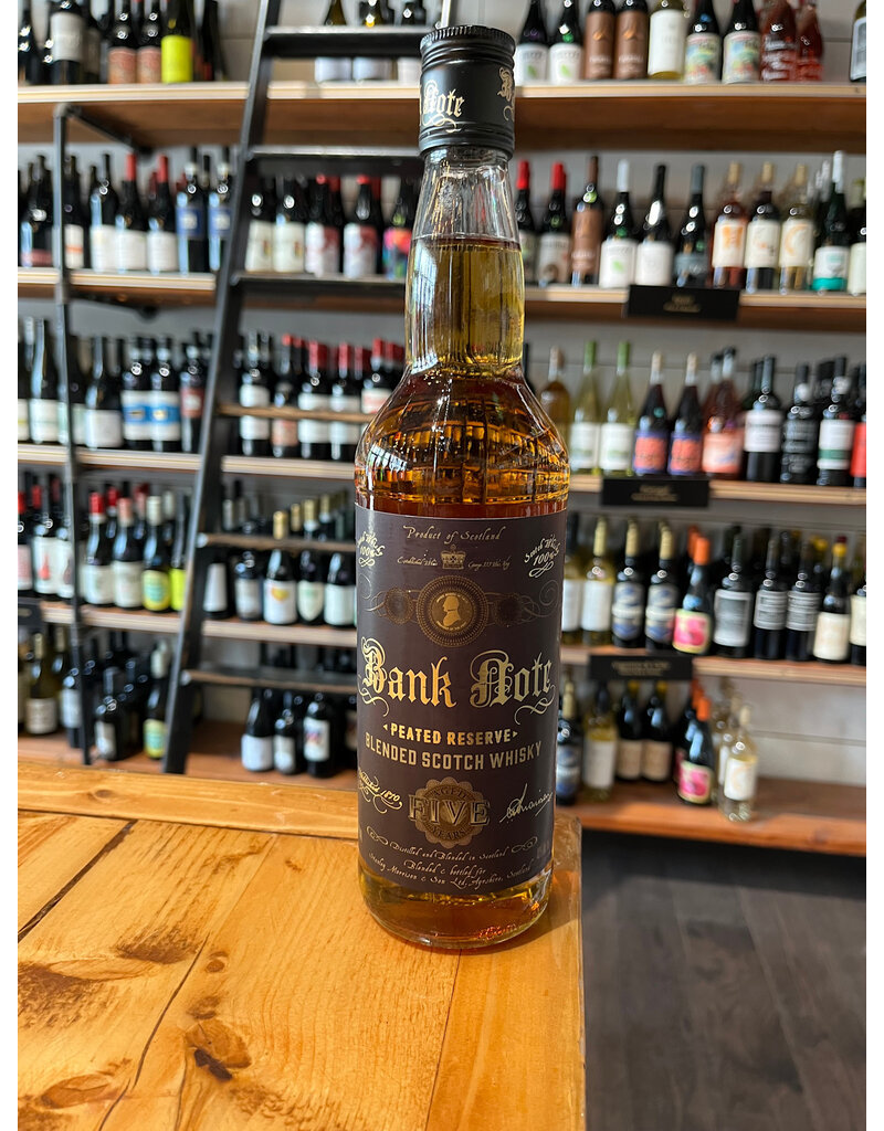 Bank Note 5 Year Peated Scotch Whiskey