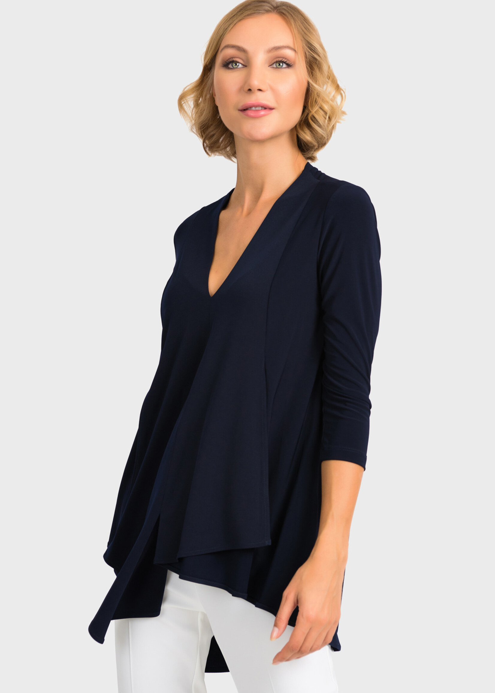 Joseph Ribkoff, Inc. Asymmetric Tunic