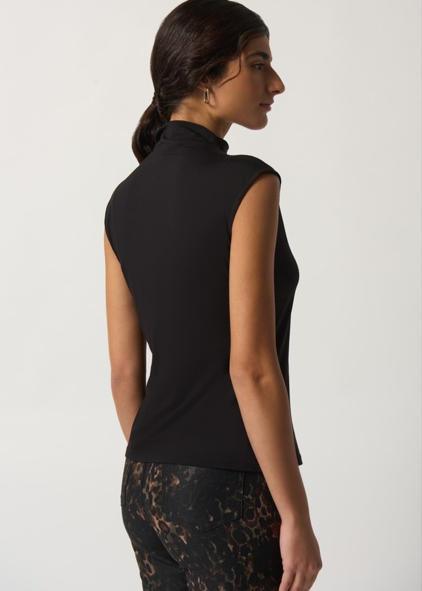 Joseph Ribkoff Cap Sleeve Mock Neck