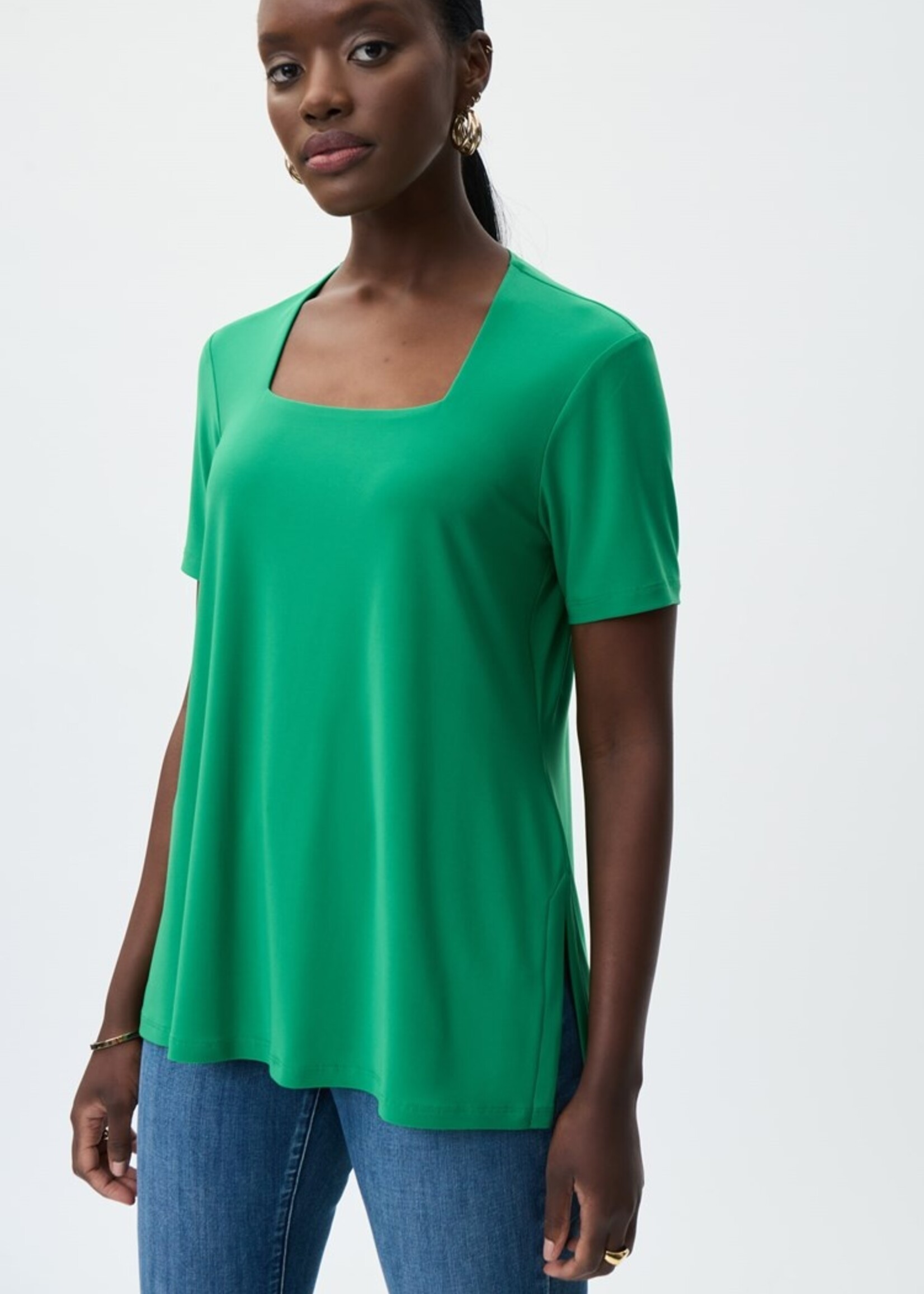 Joseph Ribkoff Square Neck Tee