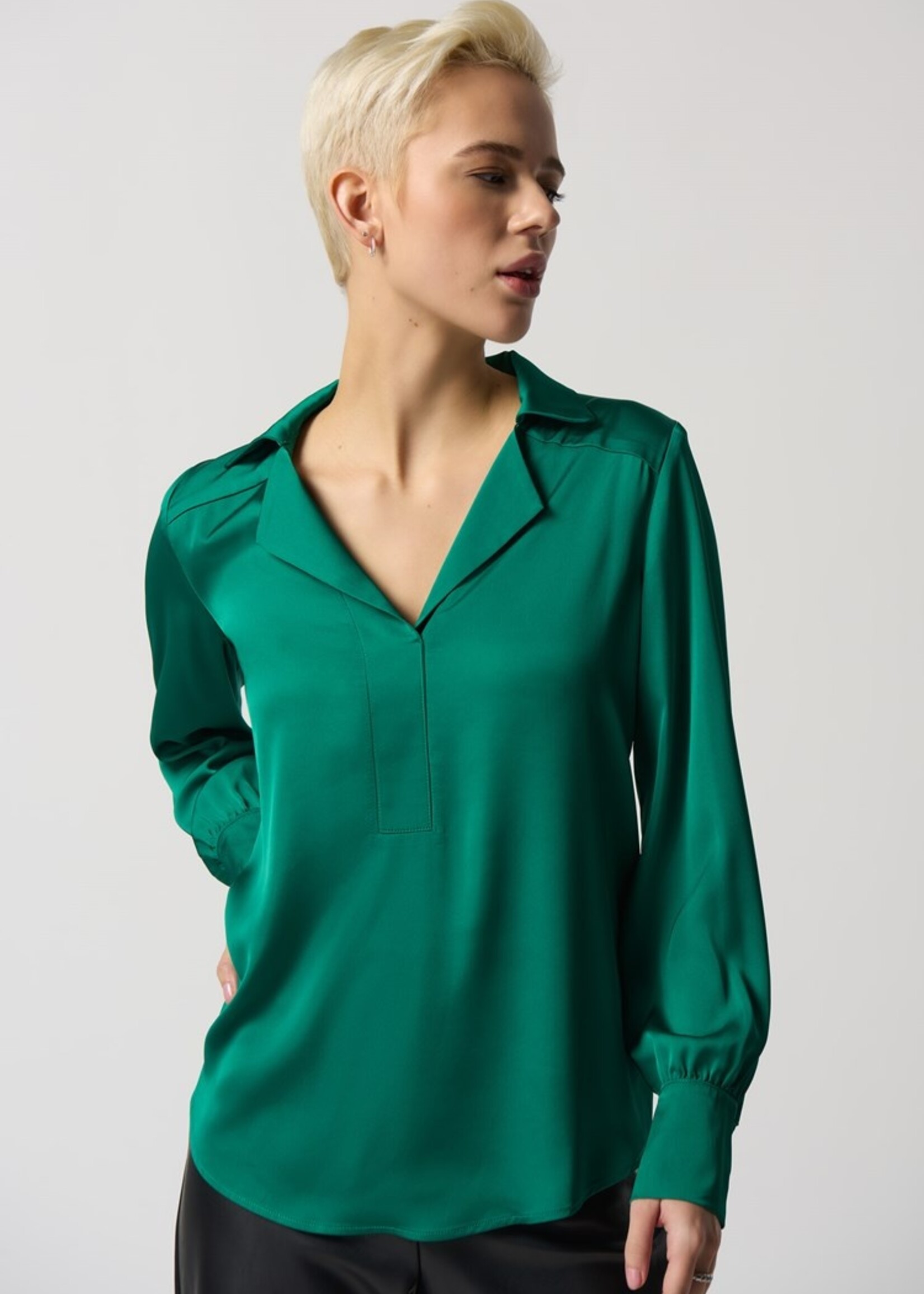 Joseph Ribkoff Long Sleeve Satin Blouse