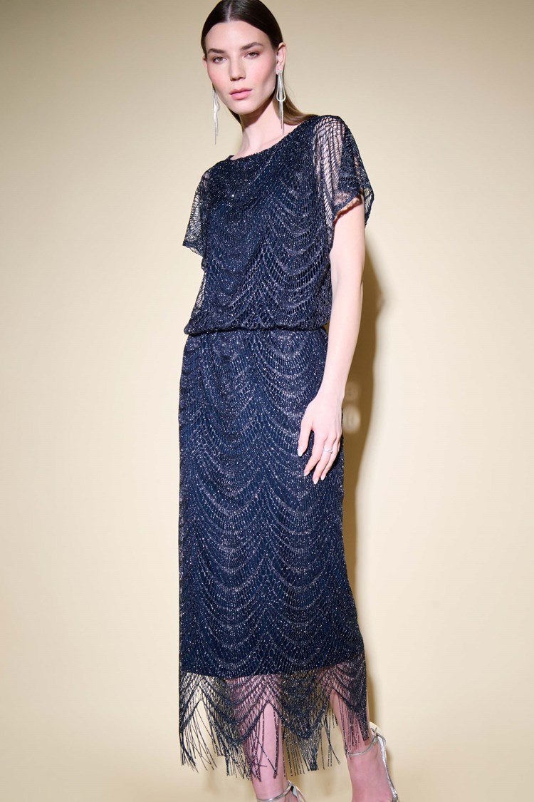 Fringe lace dress deals
