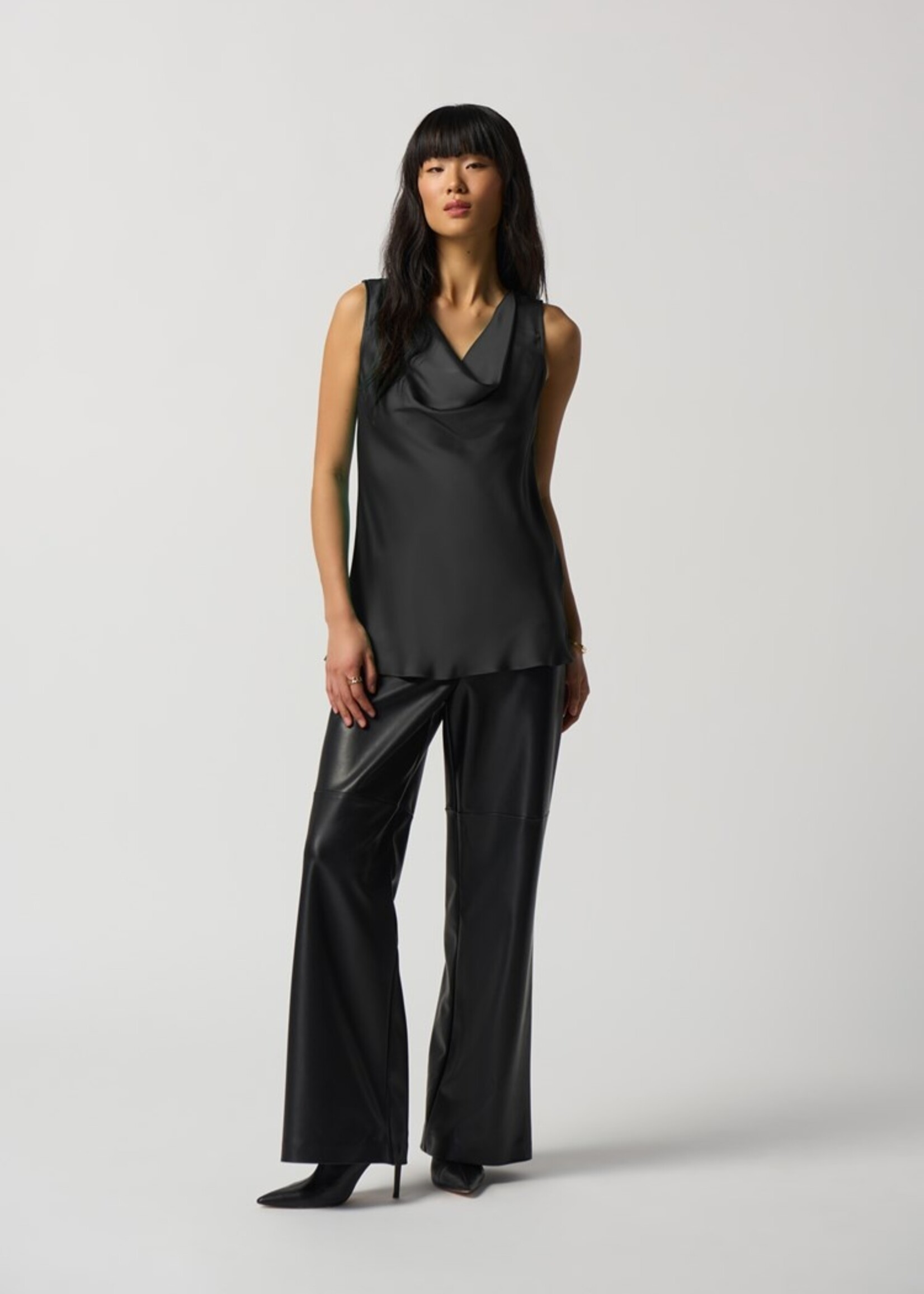 Joseph Ribkoff Cowl Neck Satin Top