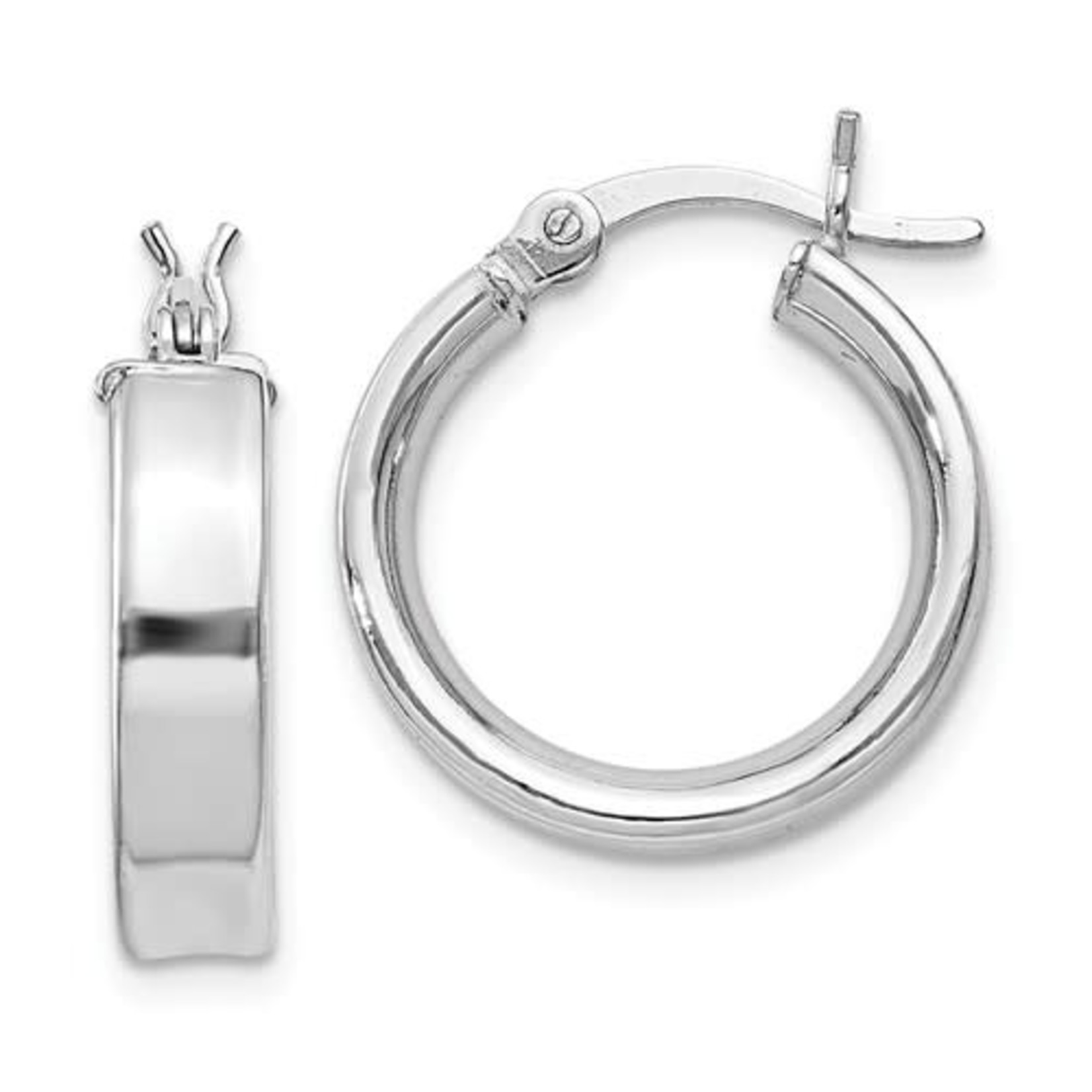 This Is Life My Go To Hoop Earrings - Sterling Silver